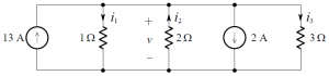 KCL Example the two node circuit