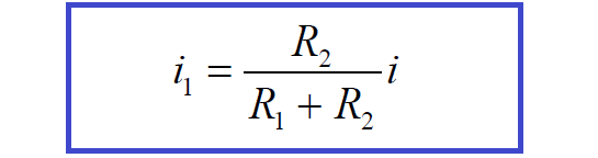 Current divider rule Formula