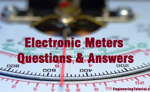 Electronic Meters Questions & Answers