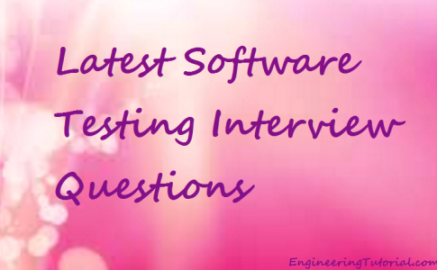 Latest Software Testing Interview Questions
