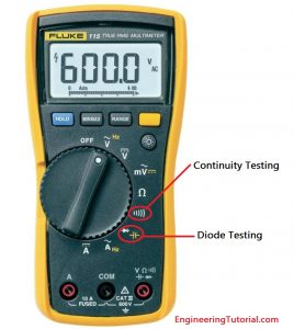 Diode Testing using Multimeter 