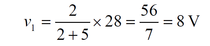 Voltage Divider Rule Circuit Equation