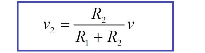 Voltage divider rule formula 2