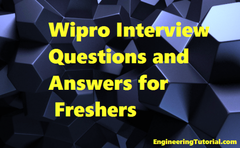 Wipro Interview Questions and Answers for Freshers