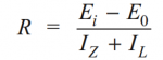 Zener Diode Resistance