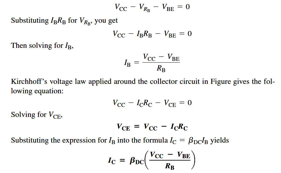 Base Bias Derivation