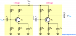 Capacitively Coupled Multistage Transistor Amplifier