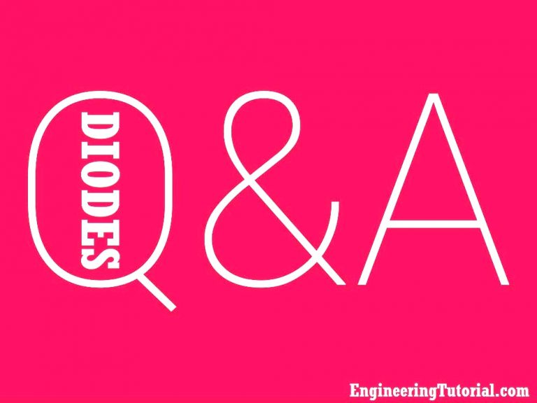 Diodes Questions & Answers