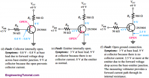 Testing a transistor using multimeter