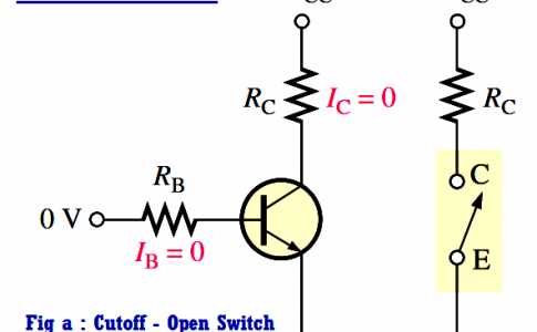 Transistor as Switch in Cut off Region